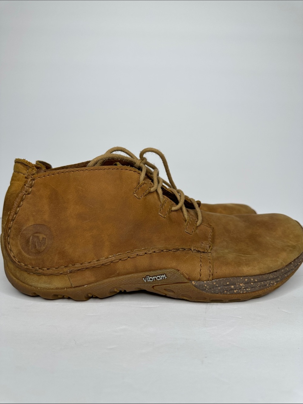 Merrell Apollo Autumn Tan Chukka Boots Vibram Soles Men's Size 10
